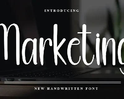 Marketing font