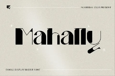 Mahally font