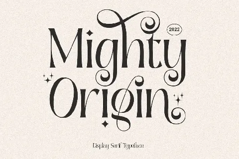 Mighty Origin font