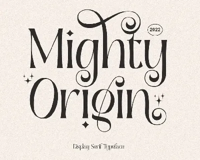 Mighty Origin font
