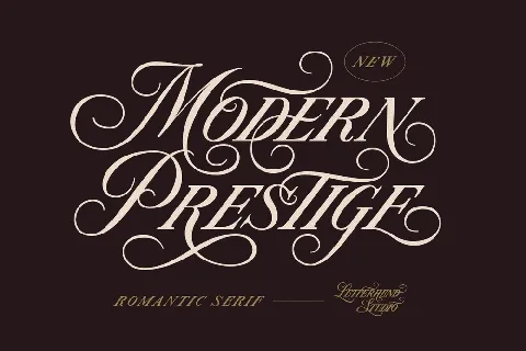 Modern Prestige font