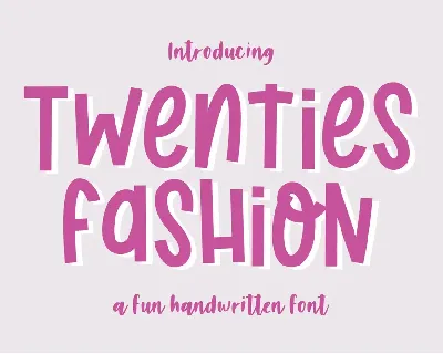 Twenties Fashion font