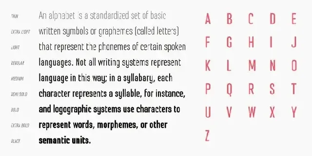 Steclo Sans Serif font