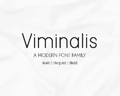 Viminalis Sans Family font
