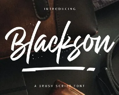 Blackson font