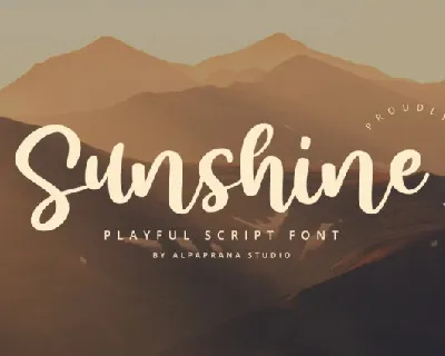 Sunshine Typeface font