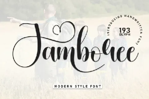 Jamboree Script font