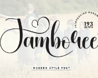 Jamboree Script font