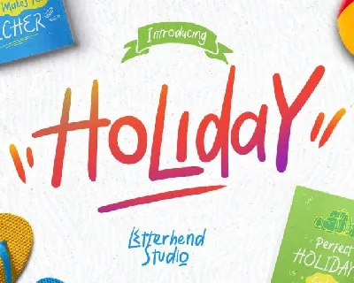 Holiday Script font