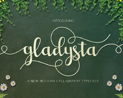 Gladysta Script Free font