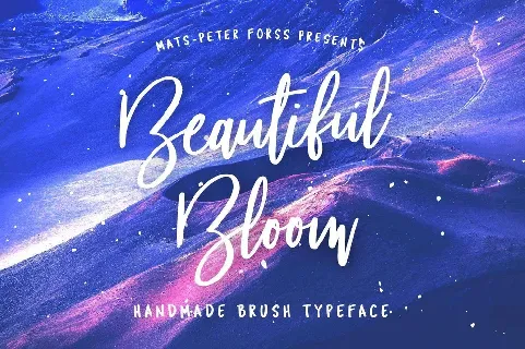 Beautiful Bloom font