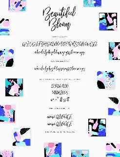 Beautiful Bloom font