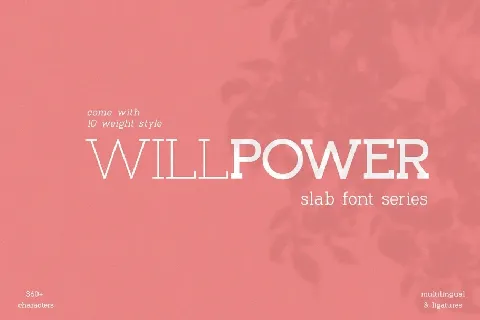 Willpower font