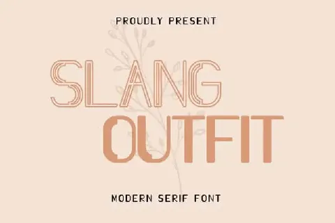 Slang Outfit Sans Serif font