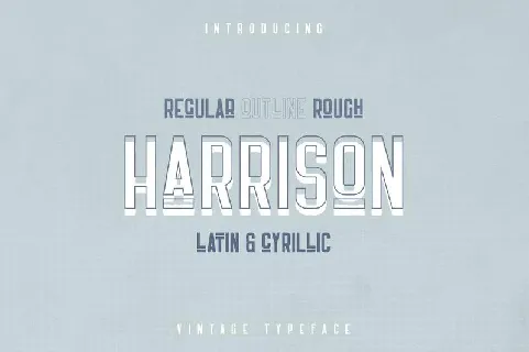 Harrison Retro Typeface font