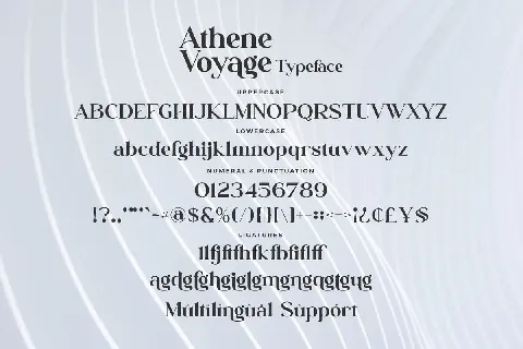 Athene Voyage font