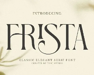 Frista font