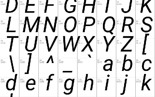 Roboto font