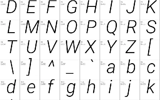 Roboto font