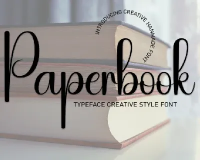 Paperbook Script font