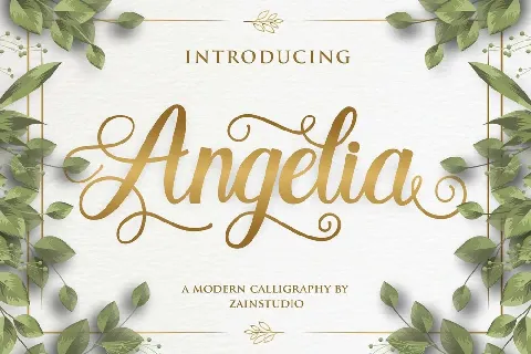 Angelia font