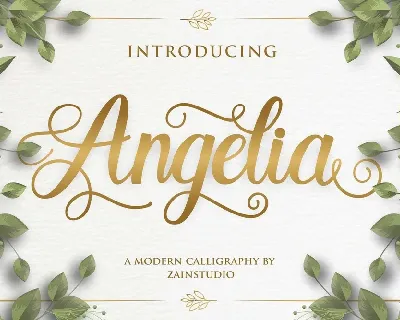 Angelia font