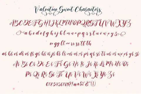 Valentine Sweet font