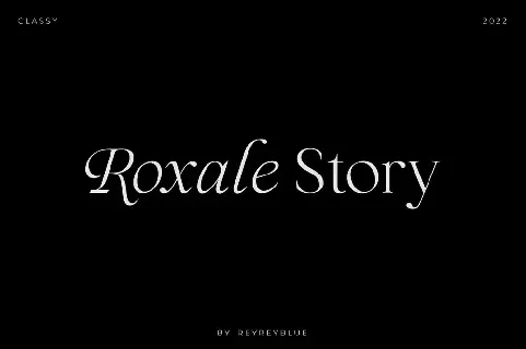 Roxale Story font