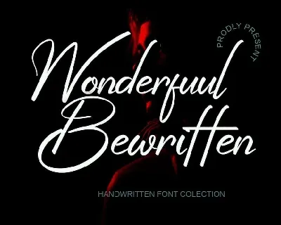 Wonderfuul Bewritten font