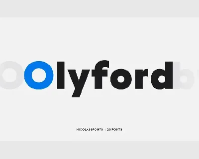 Olyford Family font