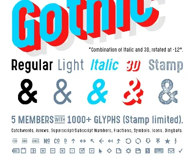 Gotcha Gothic Family font