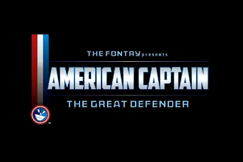 American Captain font