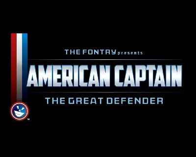 American Captain font