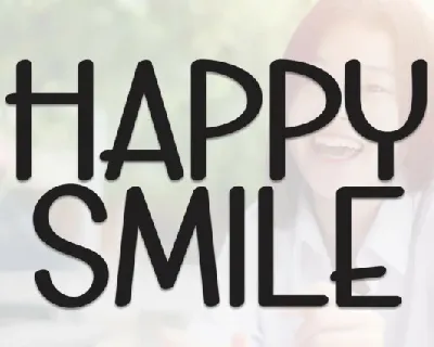 Happy Smile Display font