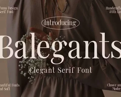 Balegants font