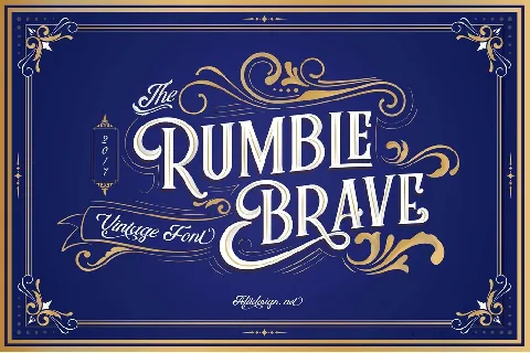 Rumble Brave font