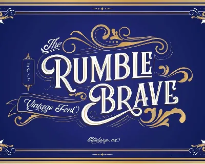 Rumble Brave font