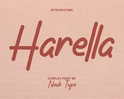 Harella Demo font