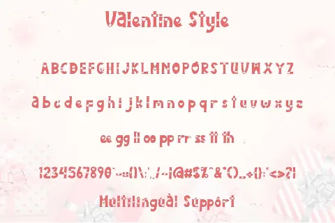 Valentine Style font