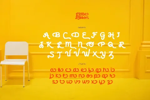 Little Ribbon font