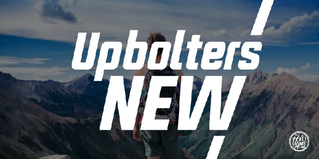 Upbolters New font