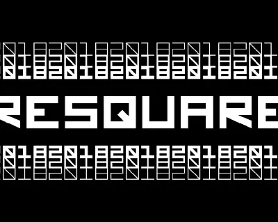 Resquare font