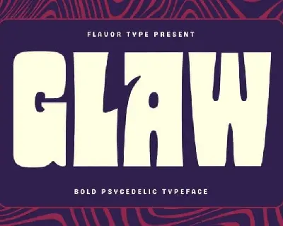 Glaw Display font