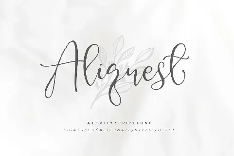 Aliquest Script font