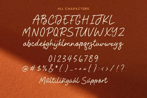 Fingerline font
