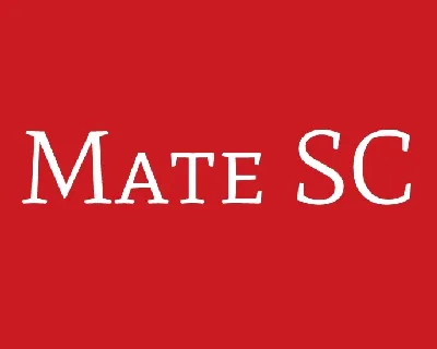 Mate SC font