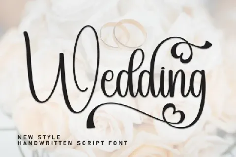 Wedding Calligraphy font