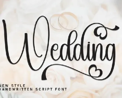 Wedding Calligraphy font