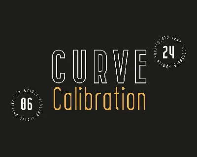 CURVE Calibration Family font