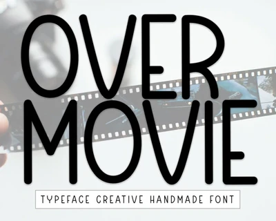 Over Movie Display font